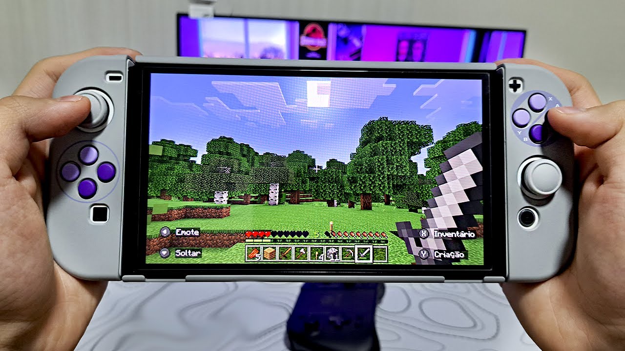 Como é jogar Minecraft no Nintendo Switch?