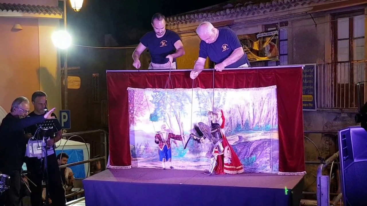 L'Opera dei Pupi Siciliani Fratelli Napoli sagra del Cannolo Siciliano Gesso Messina marionette Folk
