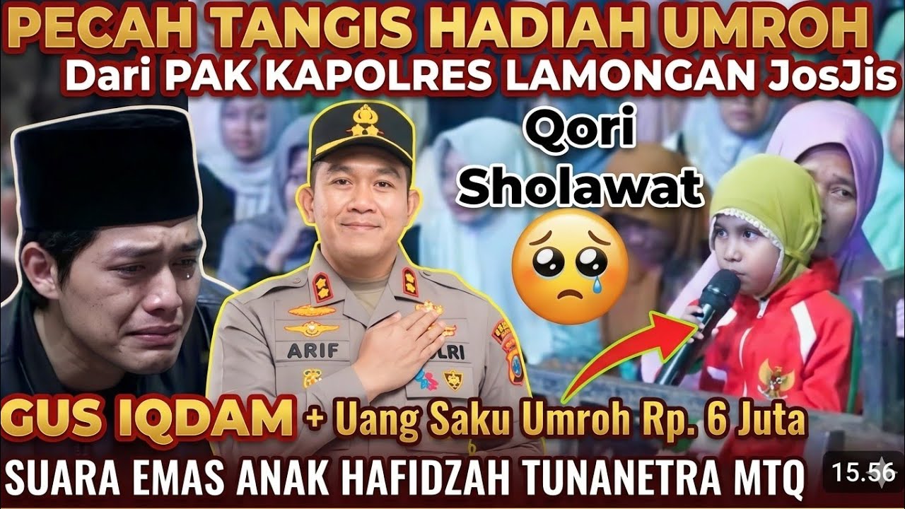 HARUU !!!! Anak Hafidzah Tuna Netra dapat Hadiah Umroh dan uang 6jt