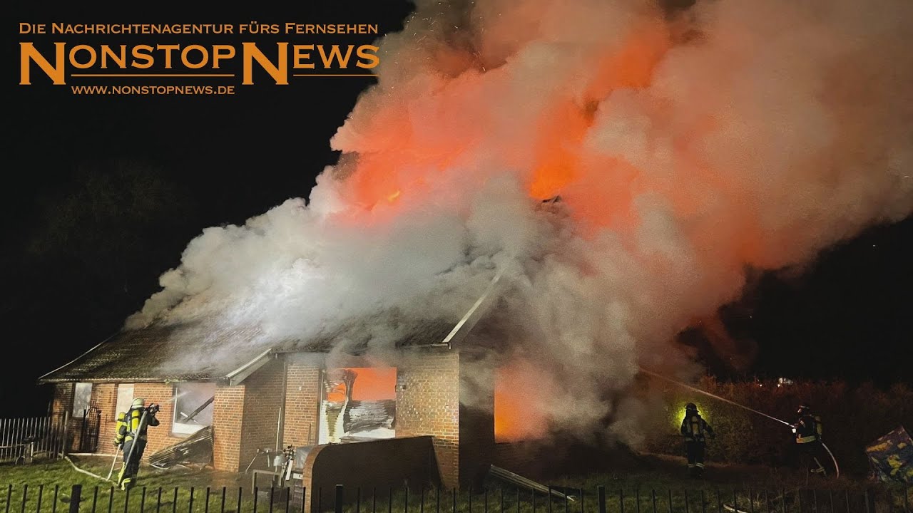 Einsatz: Gebäude stand bei Eintreffen der Feuerwehr Wymeer in Vollbrand