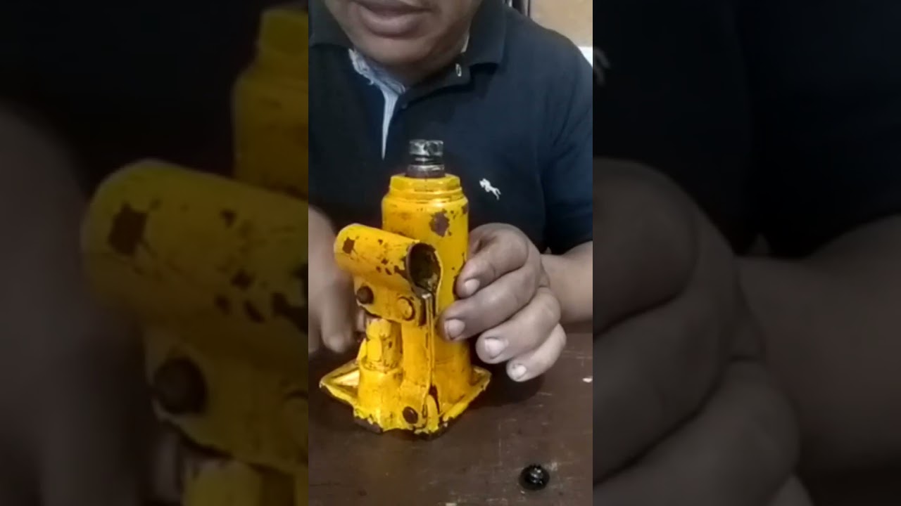 Как прокачать бутылочный домкрат
