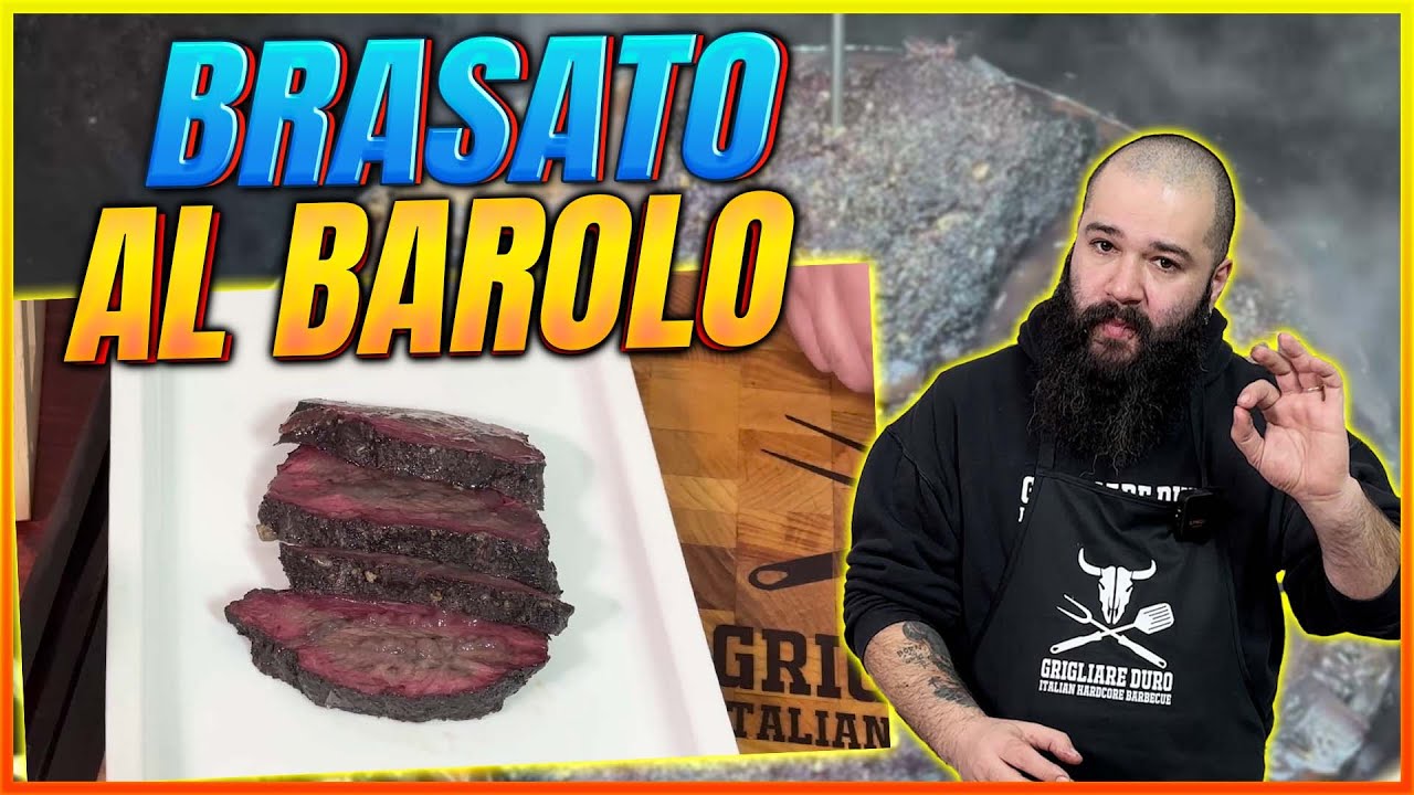 Ricetta Brasato al Barolo | Brasato di Guancia su Barbecue Kamado | Grigliare Duro