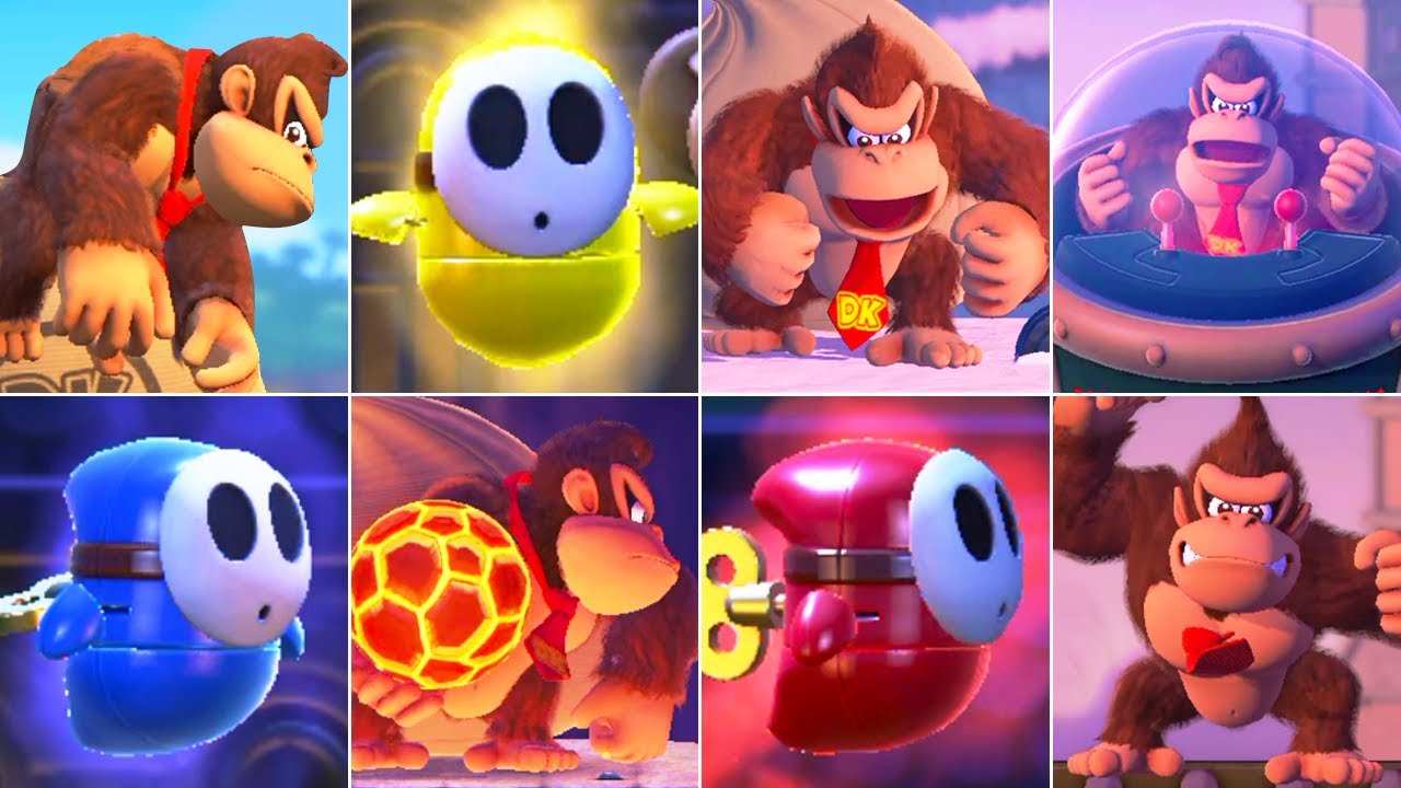 Mario vs Donkey Kong (Switch) - All Bosses + Cutscenes (No Damage)