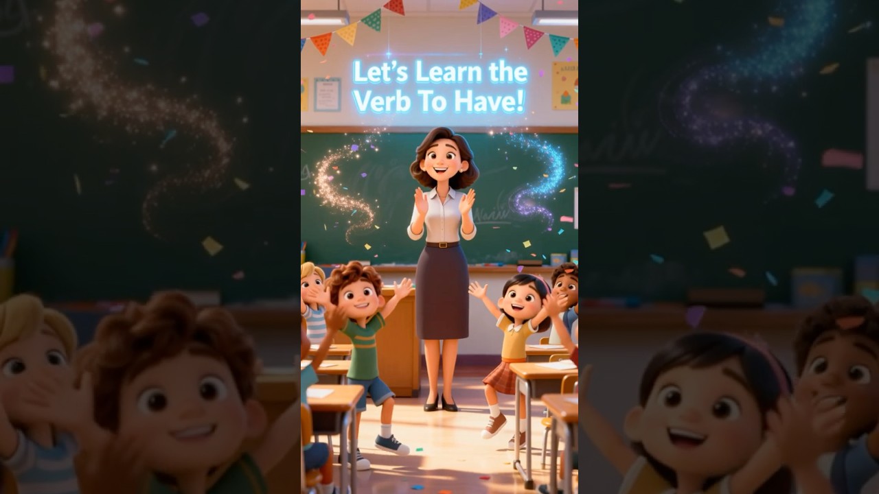 Sing and Learn The Verb “To Have” 🎶 Easy Grammar for Kids (Learn English Fast)