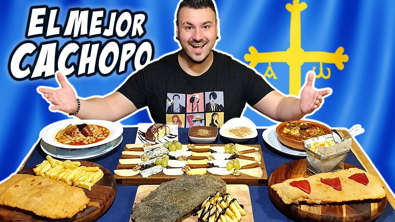 Probando el MEJOR CACHOPO de ASTURIAS y TODA su COMIDA!