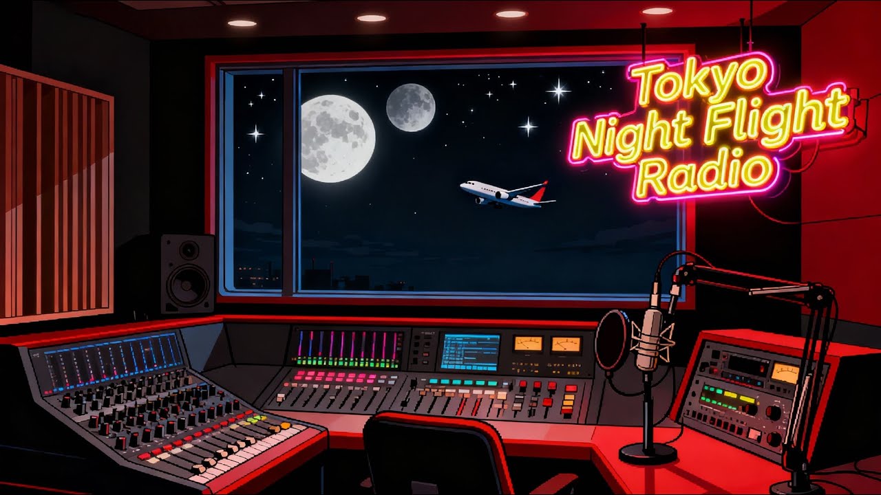 # 186 Tokyo Night Flight Radio | Lo-fi World Fusion Grooves | Cross-Cultural Soundscape
