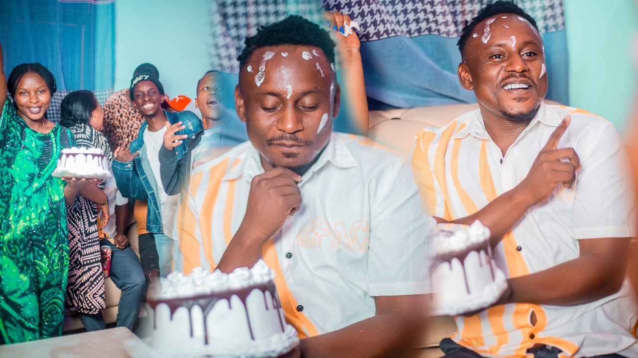 Surprise🎂🎉 ihatswe kumwica n'umutima MR SAMMY|| BUKEYENEZA, ANITA, MELYSE Bamukoreyeko muri shooting