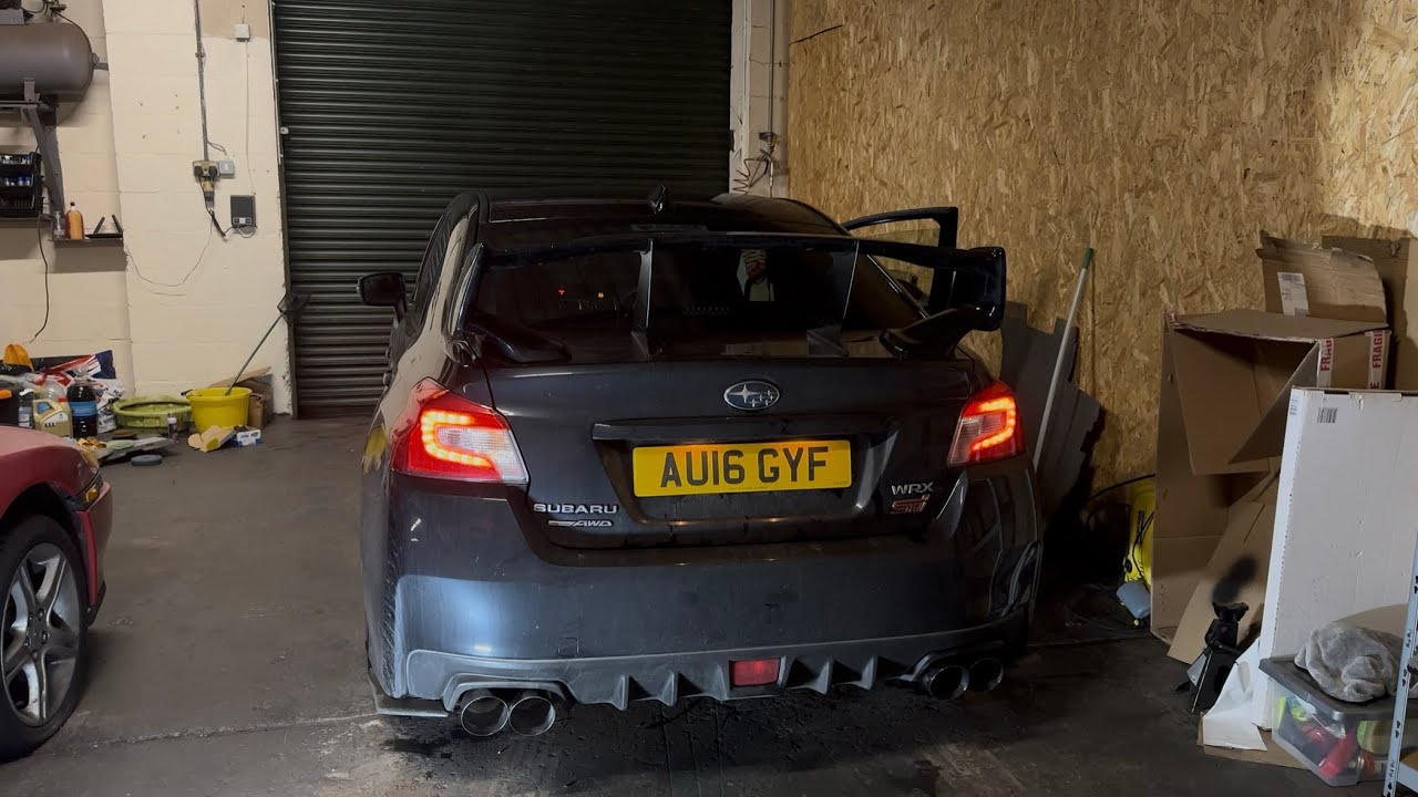 Subaru WRX STI exhaust replacement 