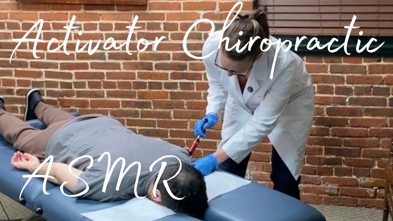 Activator Chiropractic ASMR - Basic Scan and Shoulder Adjustment