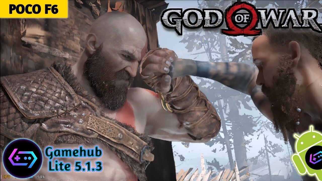 God of War 2018 Lite on Gamehub Lite 5.1.3 - Poco F6
