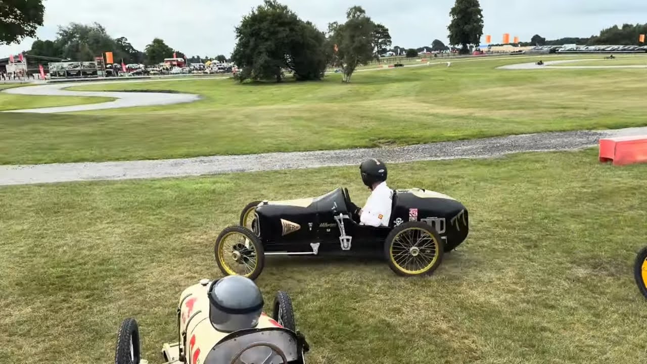 Cyclekarts Oulton park Gold cup 2025 Demonstration and chat