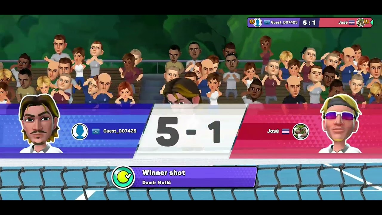 Kthimi nga nje pauze me nje loj te famshme tenis