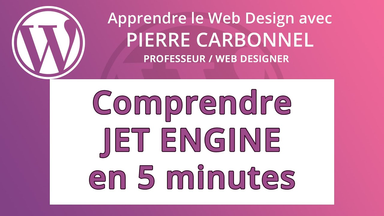 COMPRENDRE JET ENGINE EN 5 MINUTES