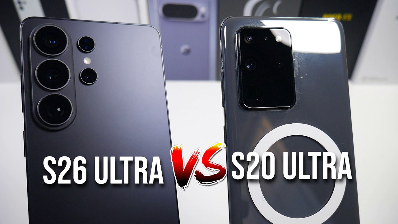S26 Ultra против S20 Ultra – 6 лет спустя! (Скорость, камеры и дизайн)