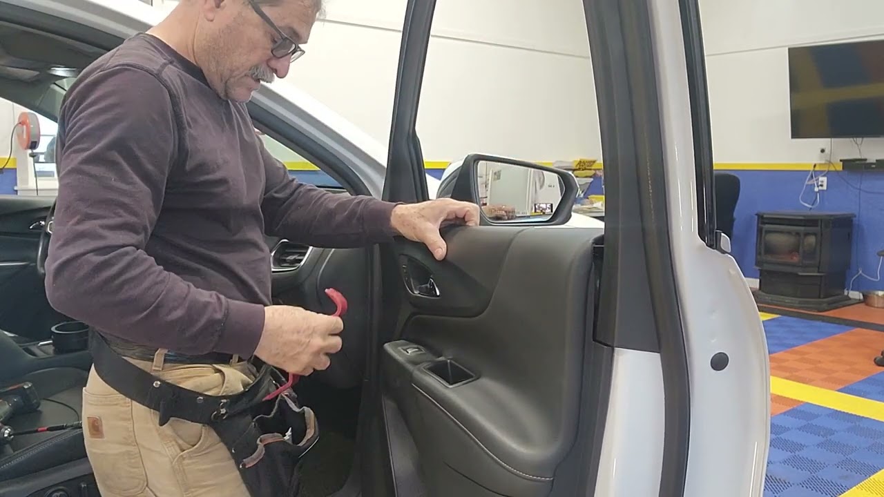 Chevy equinox 2021 door panel sweep removal