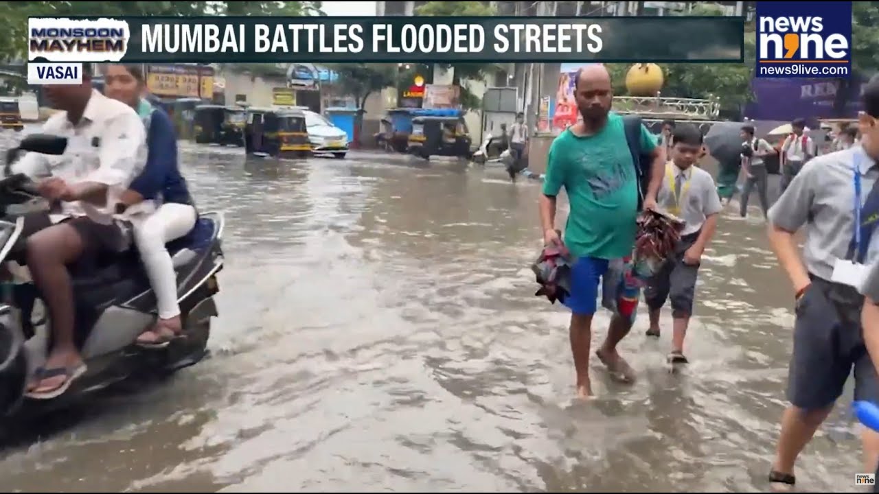 Mumbai Floods & Heavy Rain: IMD Orange Alert, Traffic Chaos Hits City | News9