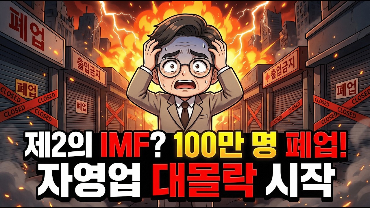 제2의 IMF 터지나? 2026년 대한민국 자영업 붕괴, 사라지는 업종 8가지