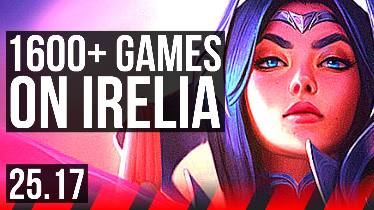 IRELIA vs MALPHITE (TOP) | 8 solo kills, 1600+ games, Dominating | KR Master | 25.17