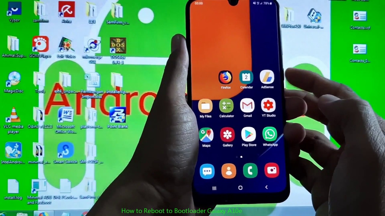 How to Reboot to Bootloader Galaxy A10e