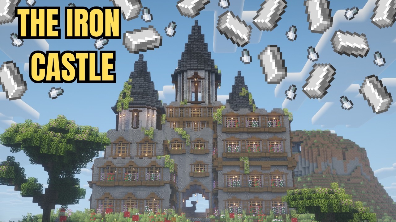 I Combined a Castle and Iron Farm Into One Build