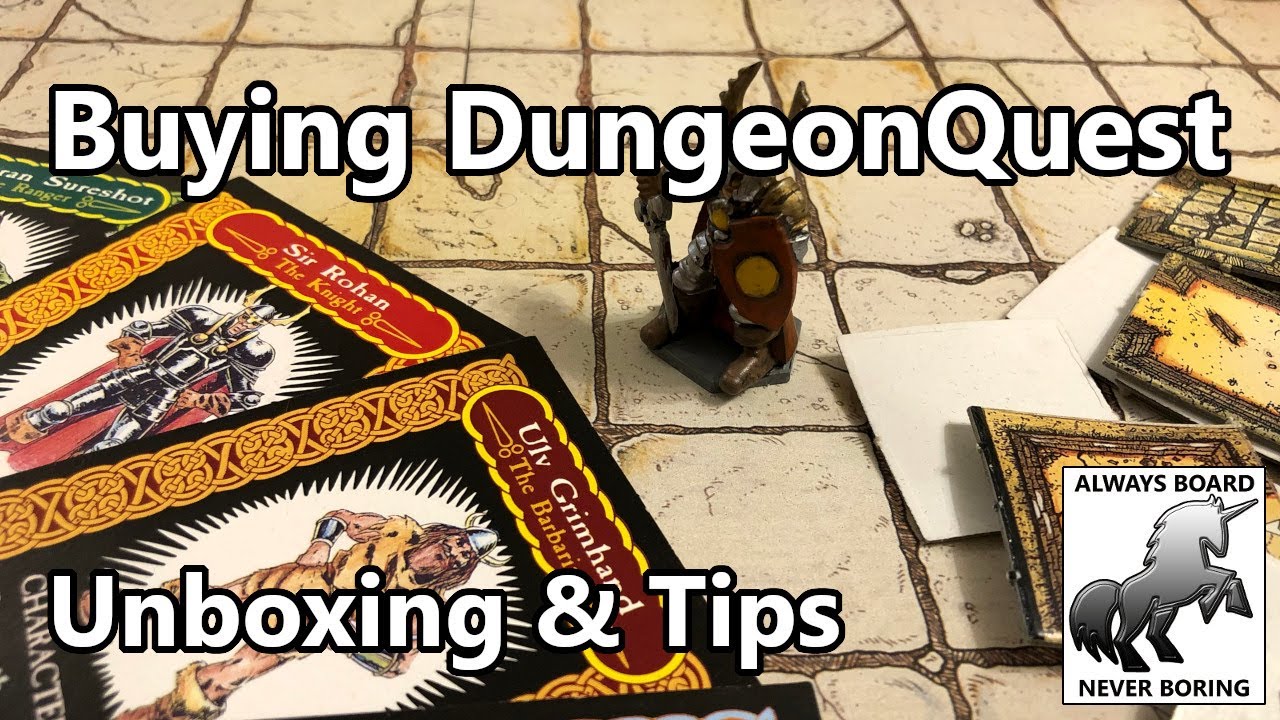 Покупка DungeonQuest от Games Workshop 1987 года на eBay | Полный список содержимого | Советы по ...
