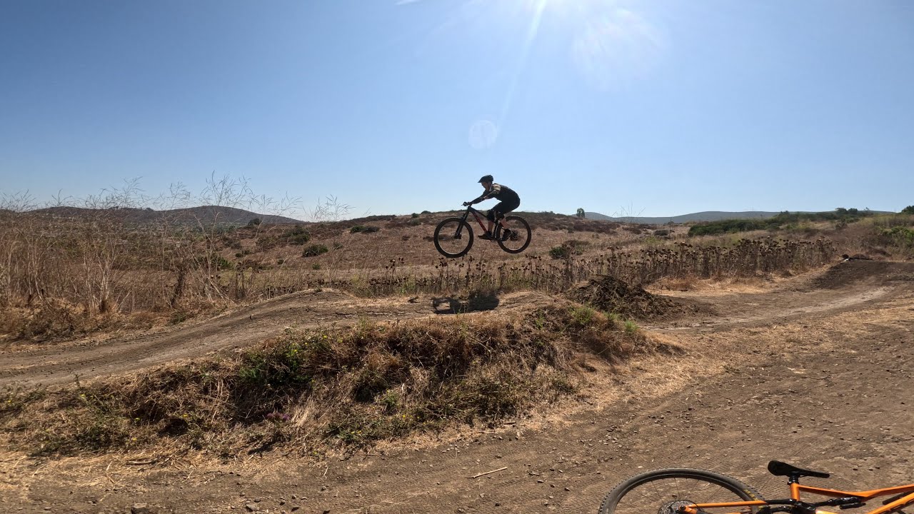 San Diego MTB.  Black Mountain and a nearby jumpline on the Roscoe