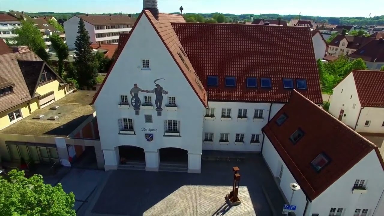 Flug über Vöhringen Bayern