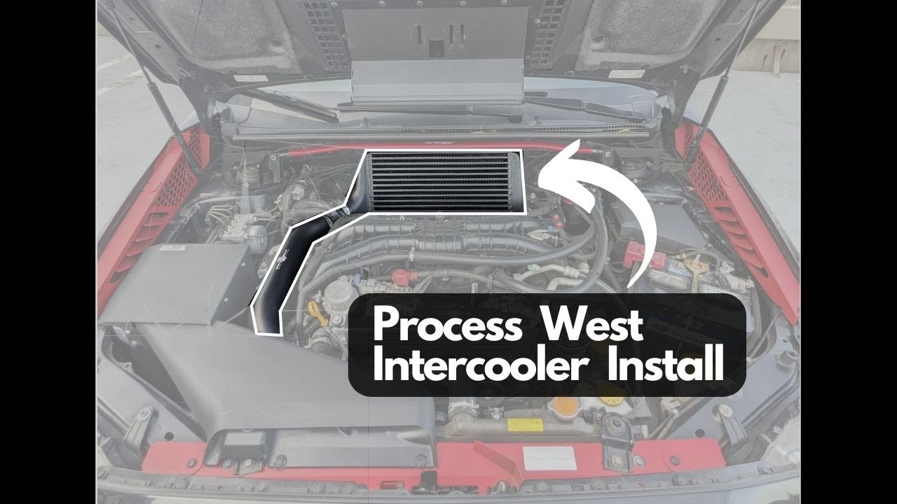 Best WRX Top Mount Intercooler - Process West VertiCooler Installation
