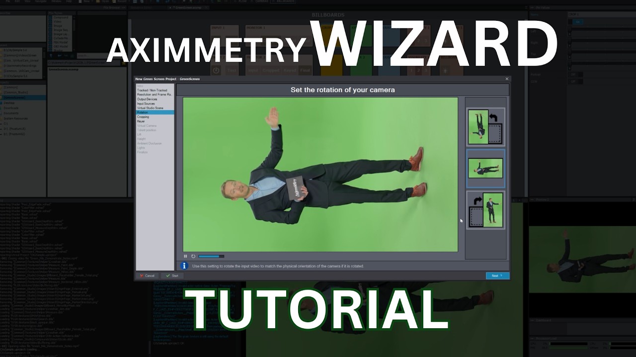 Как использовать мастер аксимметрии для быстрой настройки VP