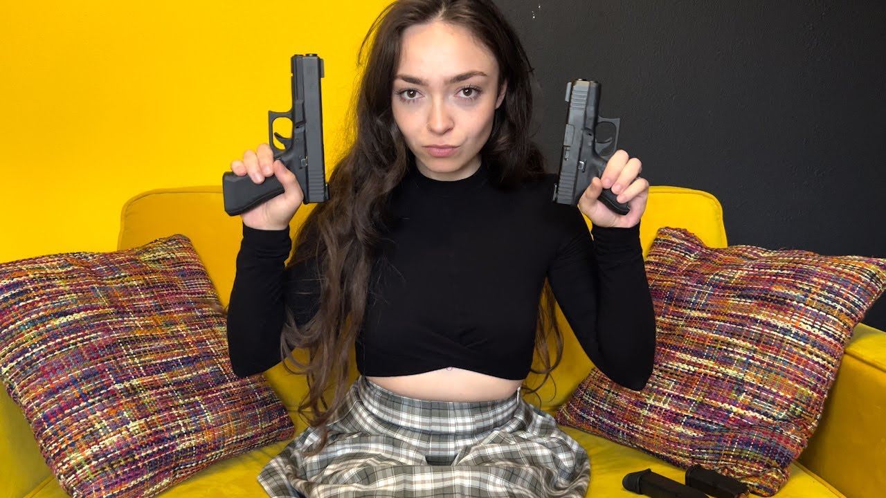 ASMR Intense Dual Glock 17 & 26 Gun Magazine Tapping Whispering Sounds for Relaxation & Sleep
