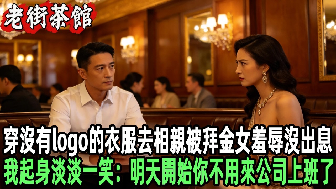 穿沒有logo的衣服去相親被拜金女羞辱沒出息，我起身淡淡一笑：明天開始你不用來公司上班了。#情感故事 #感人壹幕 #故事分享 #故事 #老年生活 #人生感悟