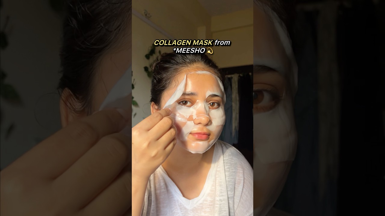 Meesho Collagen Mask vs Expensive Brands 😍💫| Honest Face Mask Review