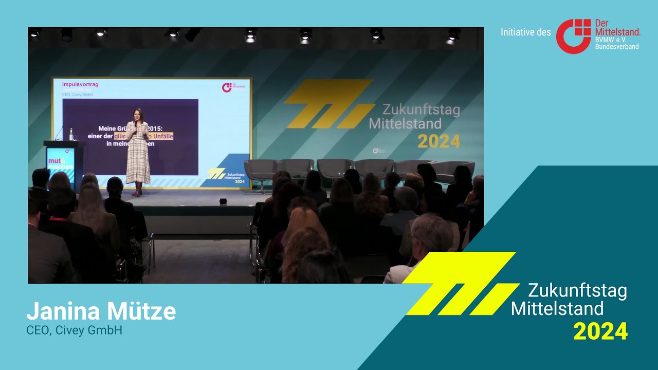Zukunftstag Mittestand 2024 | Impulsvortrag Janina M&uuml;tze, CEO Civey GmbH