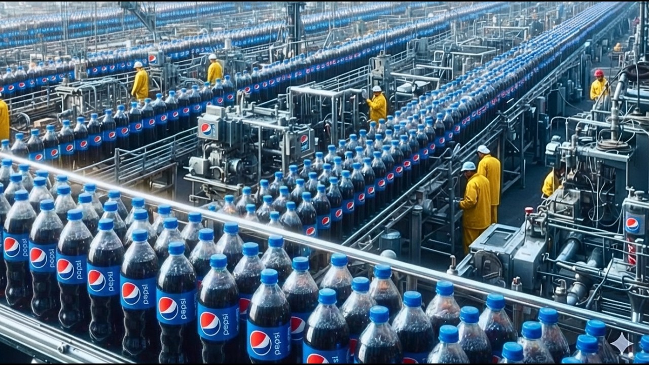 Inside Pepsi Factory: How Billions of Bottles Are Made Every Year (Full Process)