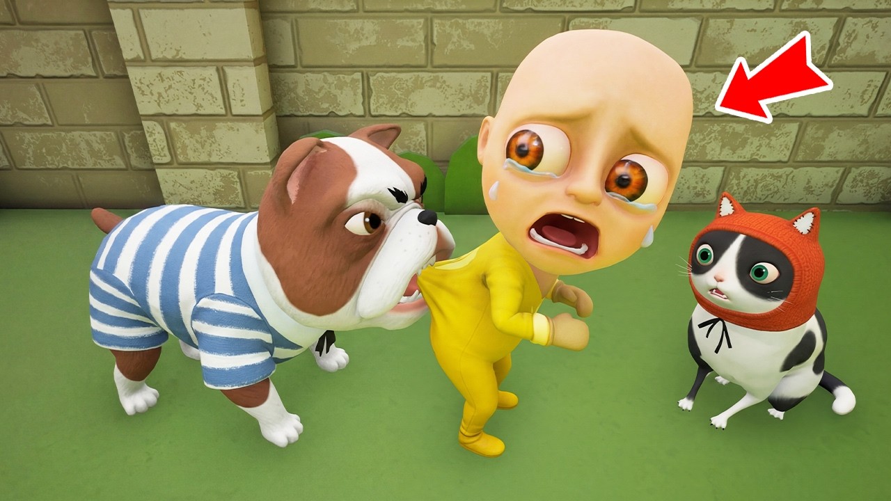Wilson'un Köpeği Bebo'yu Isırdı 😱 Hello Neighbor Baby in Yellow