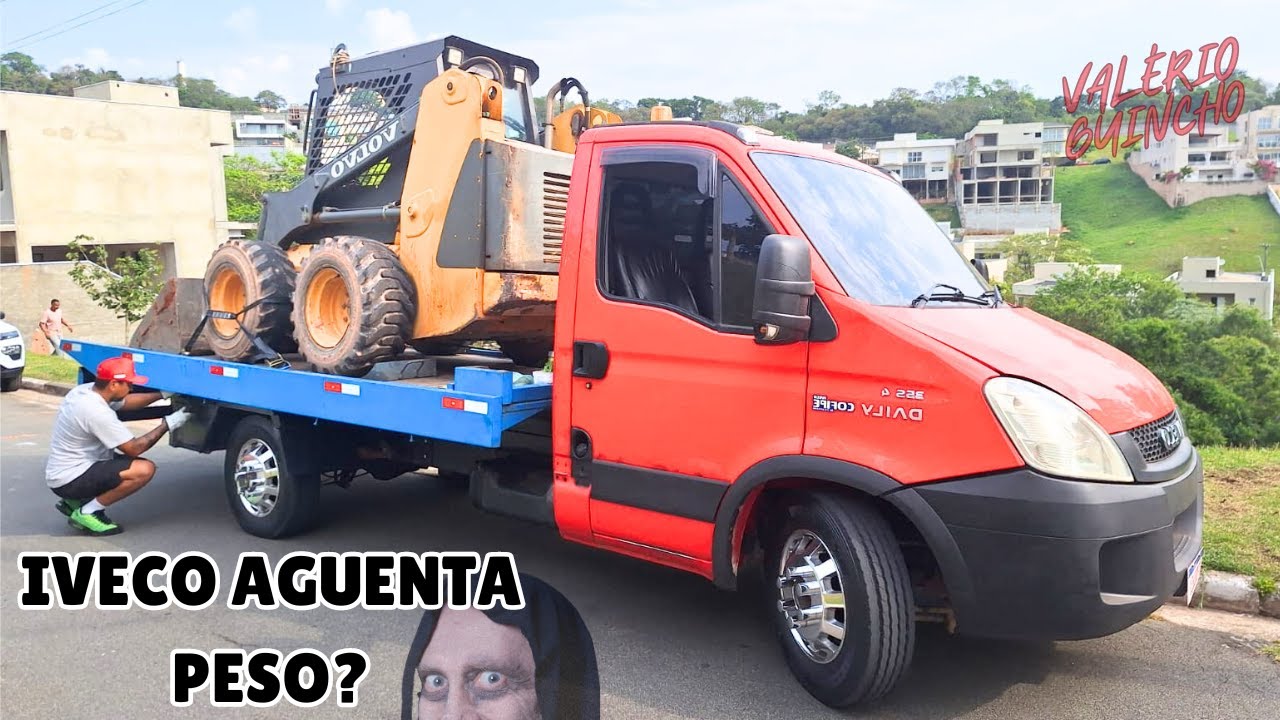 PRIMEIRA SEMANA NA IVECO DAILY | Serviço na caminhonete Daily será que aguentou o execesso de peso.