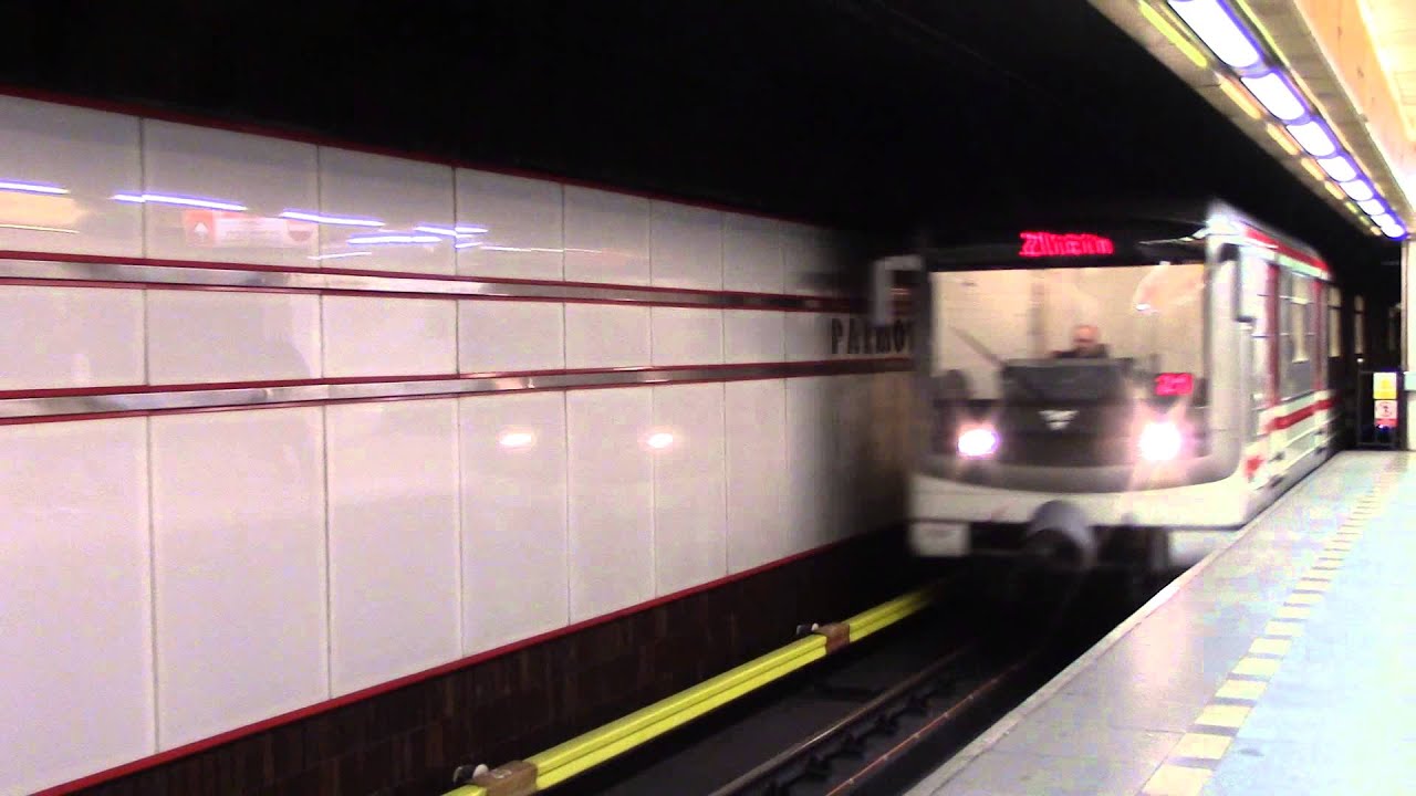 Prague Metro Pražské Line B Palmovka Stanice