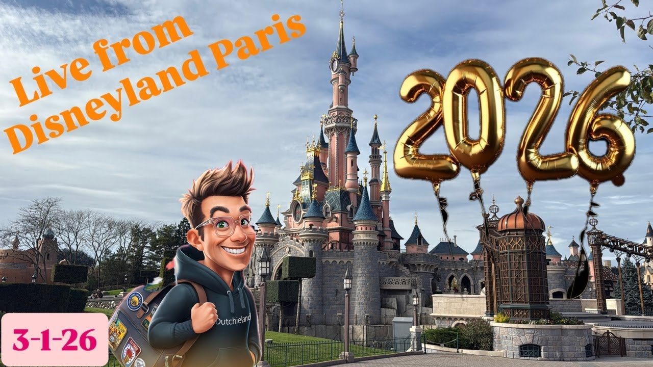 🔴 Live from Disneyland Paris! 🎆 New Year Magic & Park Adventures!