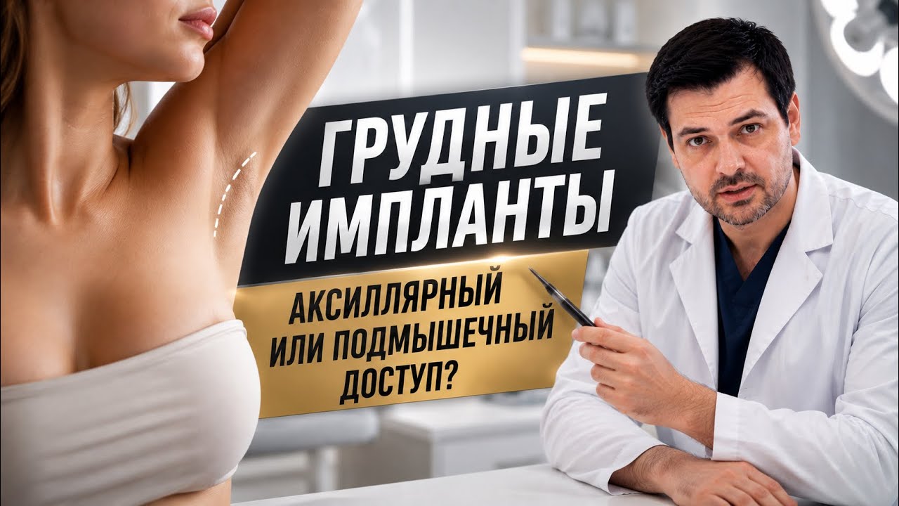 Импланты через ареолу // Увеличение груди // Маммопластика