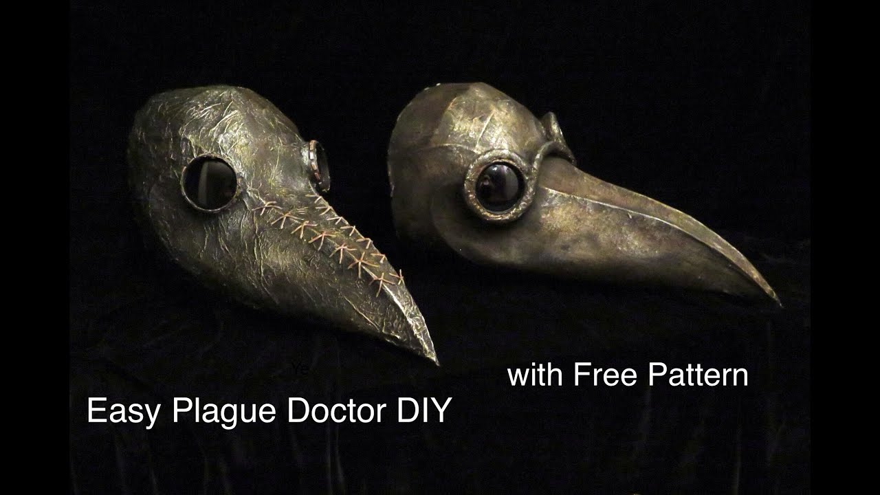 Classic Plague Doctor DIY  free pattern