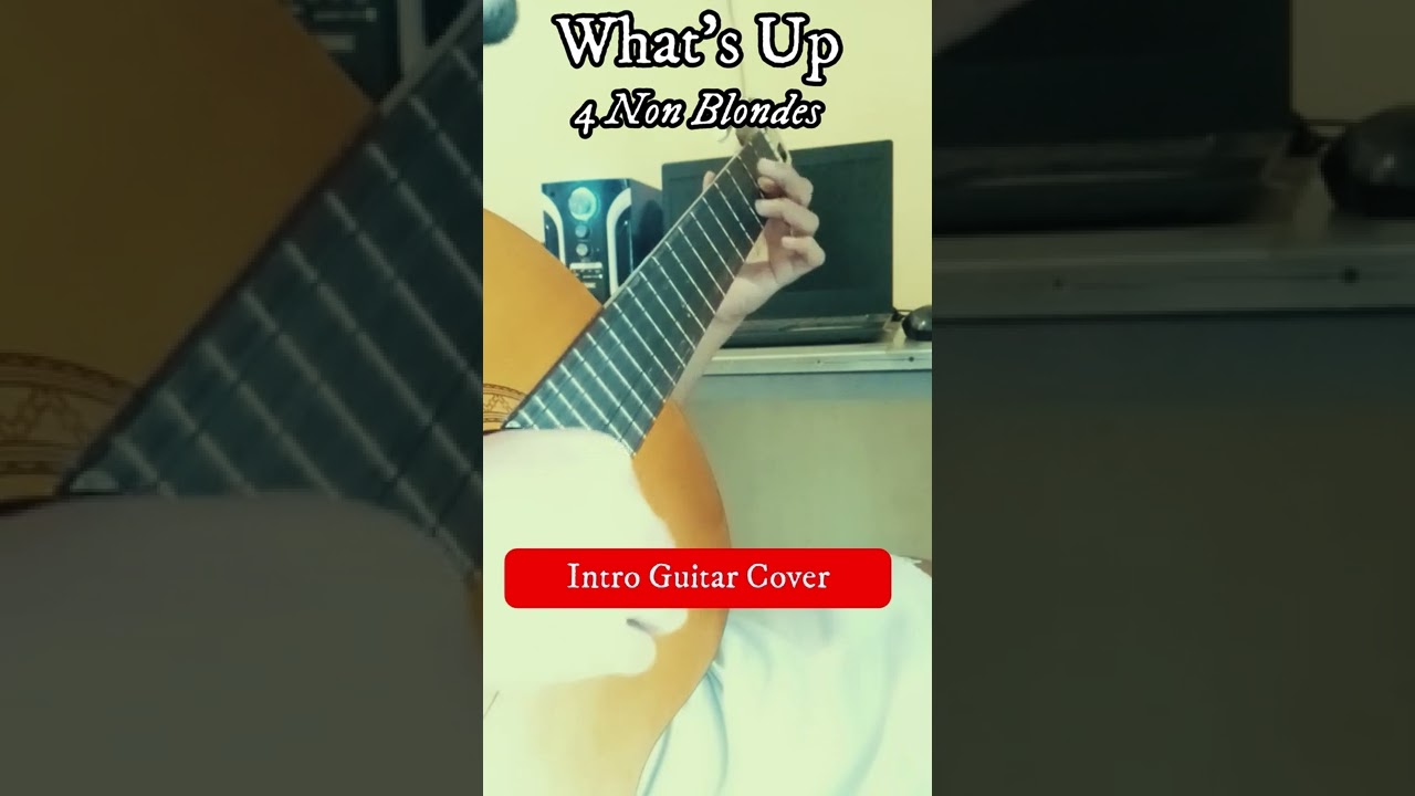 What's Up (intro guitar cover) #shorts