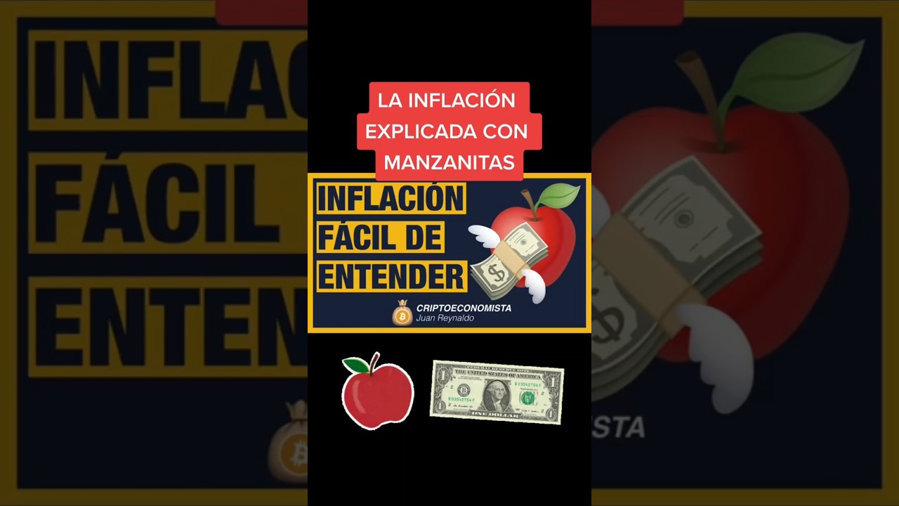 💸 INFLACI&Oacute;N EXPLICADA con MANZANITAS 🍎
