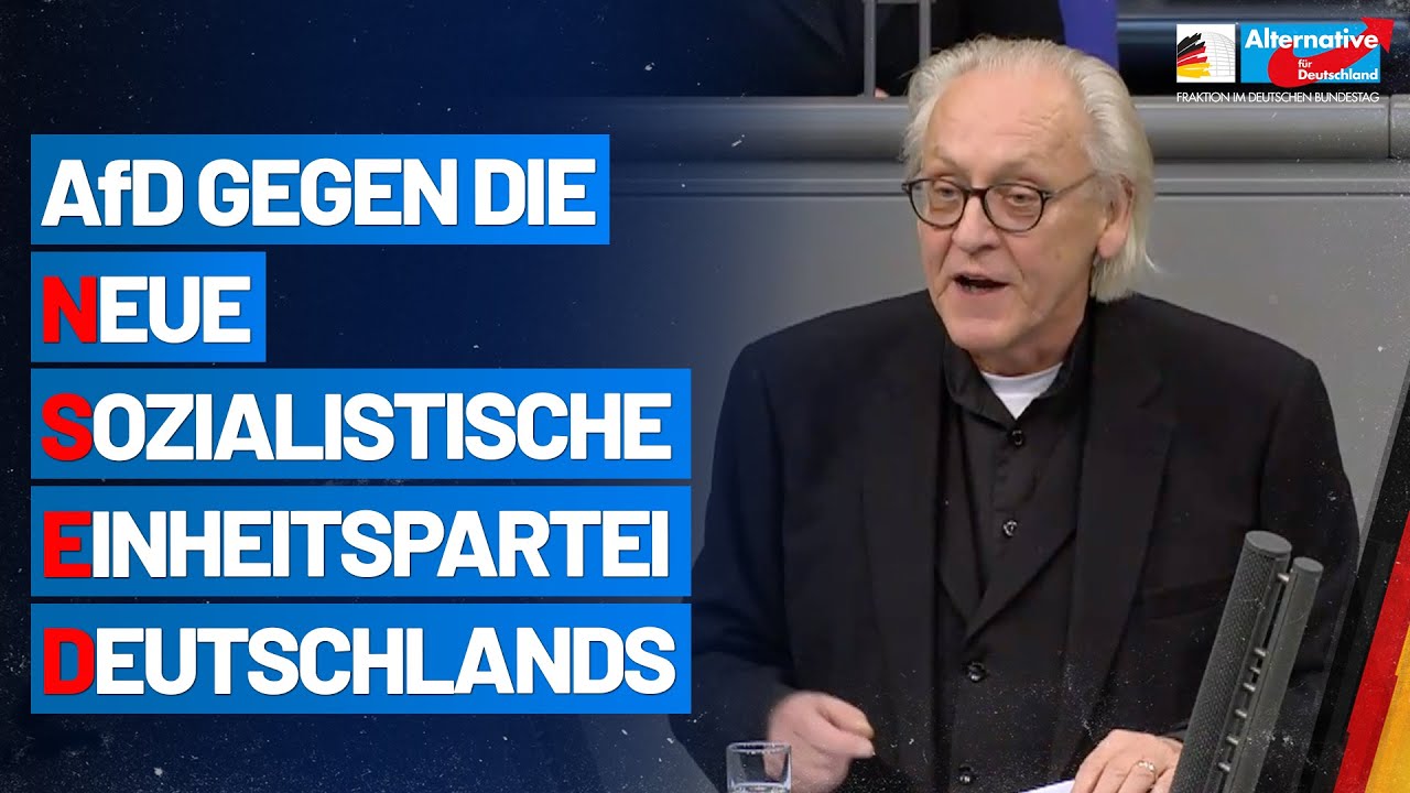 AfD gegen die Neue Sozialistische Einheitspartei Deutschlands! - Martin E. Renner - AfD-Fraktion