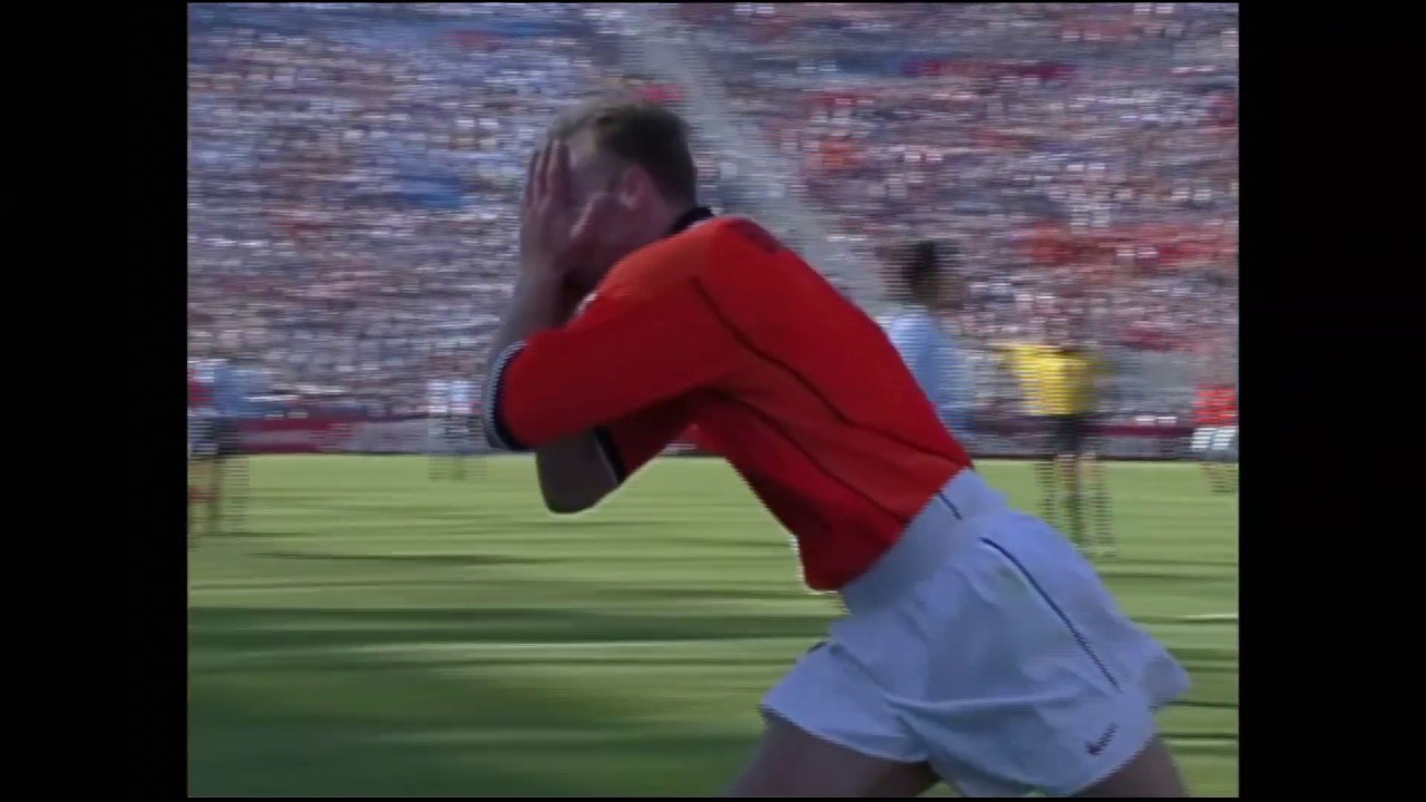 Dennis Bergkamp goal WC 1998 (HQ 4:3) with Barry Davies BBC commentary