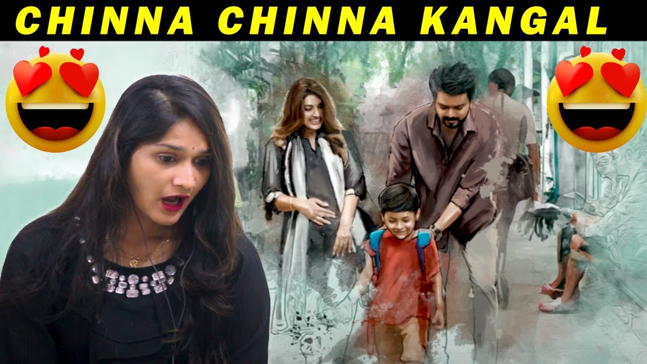 Bangladeshi React Chinna Chinna Kangal (Lyrical) The Greatest Of All Time | Thalapathy Vijay