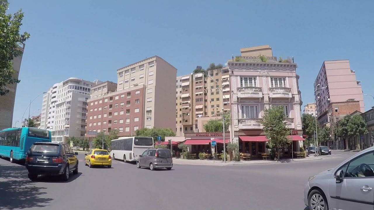 Albania Tirana City center, Gopro / Albanie Tirana Centre ville, Gopro