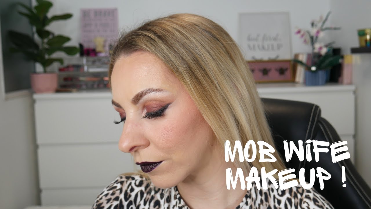 HOW TO MOB WIFE MAKEUP - smokey eye makeup tutorial over 40