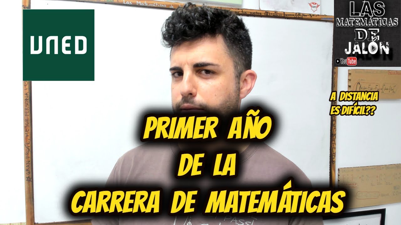 🧠 Es DIFICIL el primer AÑO de la CARRERA de Matemáticas en la UNED 🎓