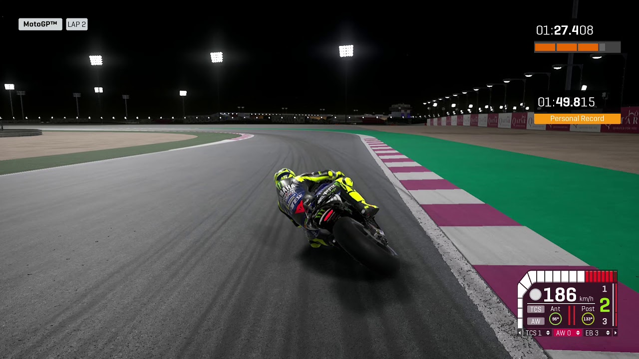 MotoGP19 Losail ESPORT2020 round 1 guidelap and setup