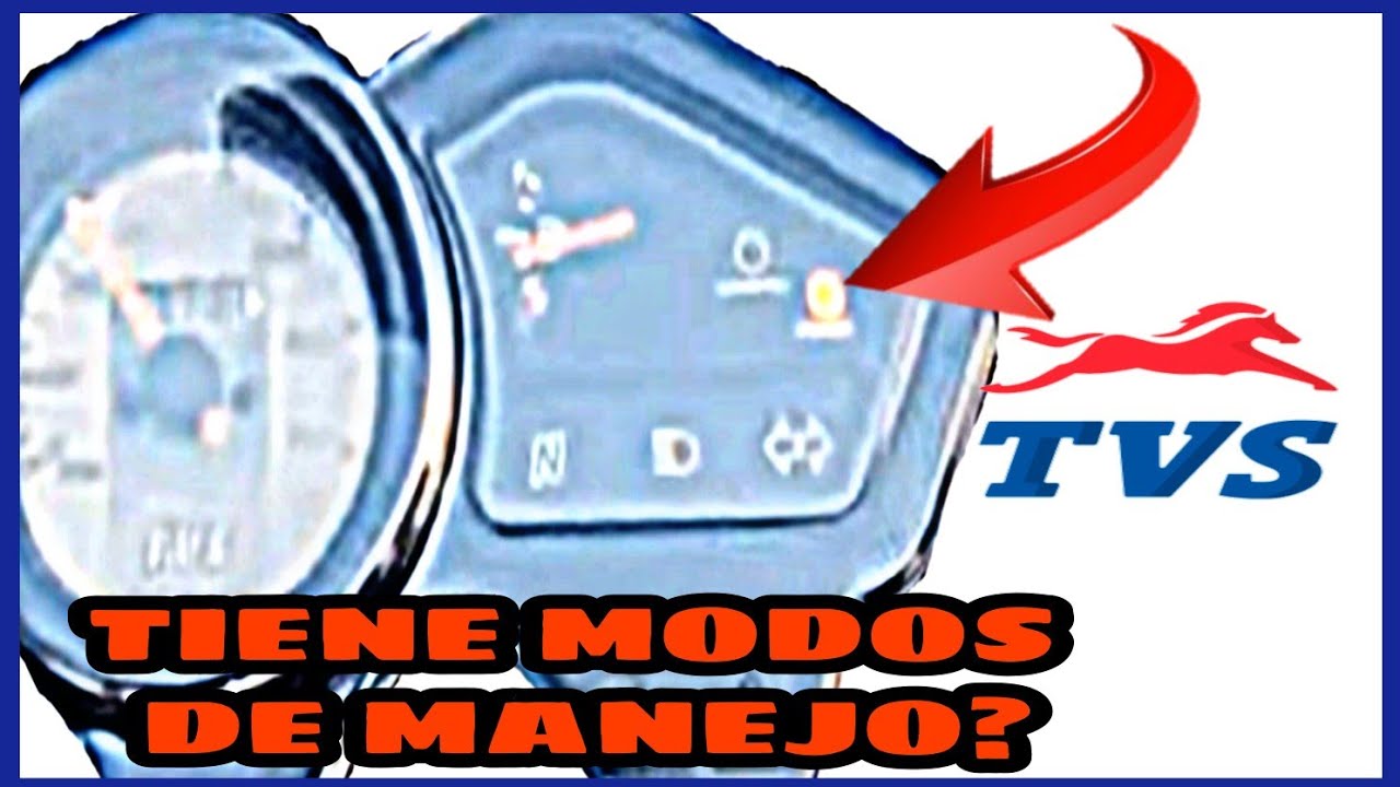 TVS 100 SPORT, TIENE MODOS DE MANEJO? 2020